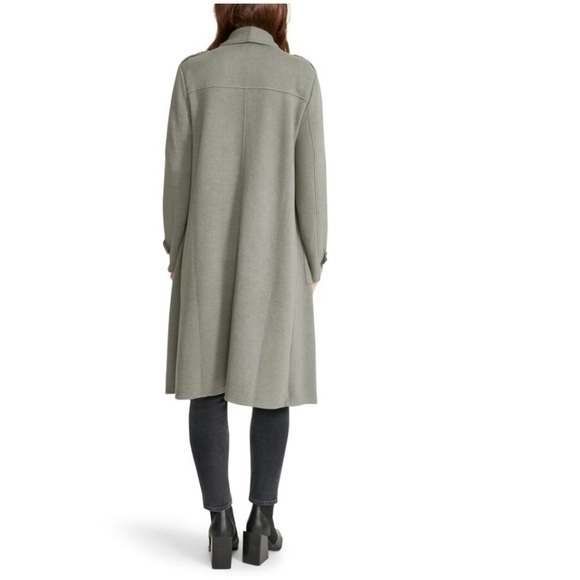 Nwt BB DAKOTA X STEVE MADDEN BB Dakota Trench Revolution Waterfall Lapel Knit Co - Picture 6 of 15